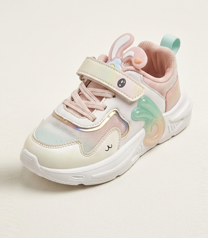 Adorable character trainers, lightweight & cushioned—perfect for nursery days